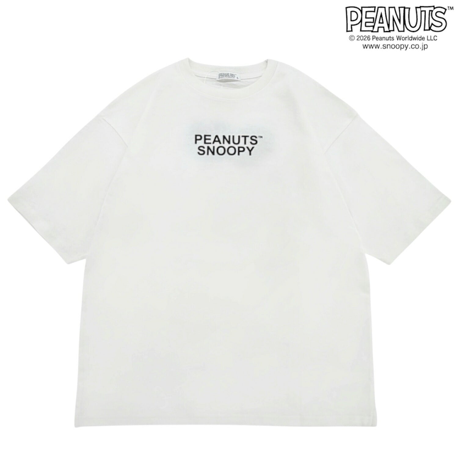 スヌーピー 富士山柄 バックプリント ヘビーウェイト ドロップショルダー 半袖 Tシャツ トップス 天竺 メンズ レディース 春 夏 SNOOPY PEANUTS s1162-173sp