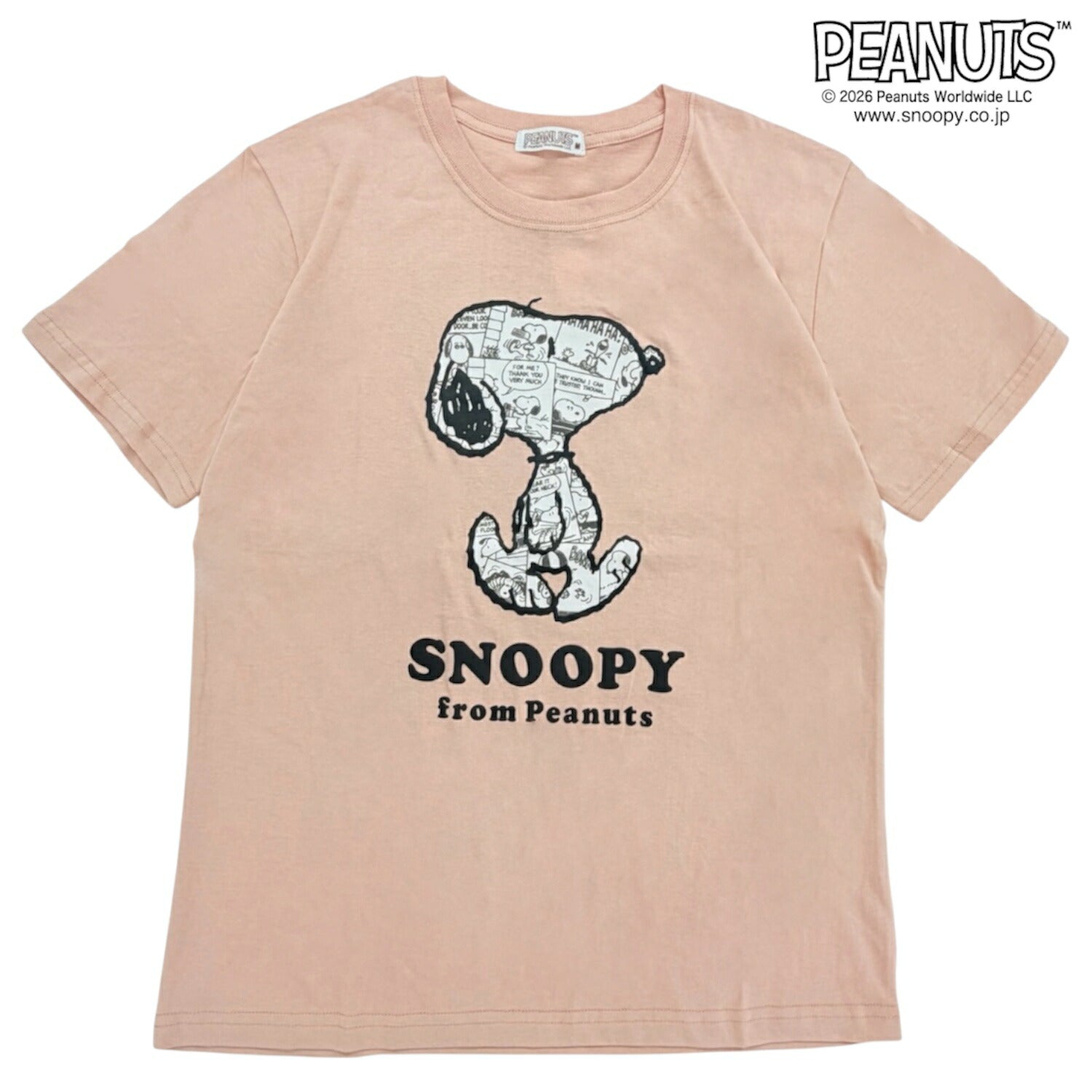 スヌーピー コミック柄 半袖 Tシャツ プリント 天竺 メンズ レディース 夏 SNOOPY PEANUTS s1162-237sp
