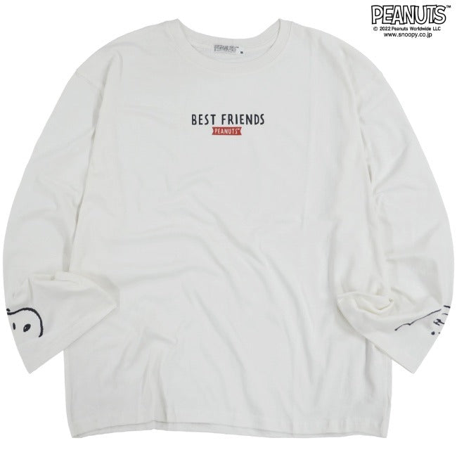 スヌーピー チャリーブラウン Tシャツ 長袖 袖 プリント SNOOPY PEANUTS s1223-548sp