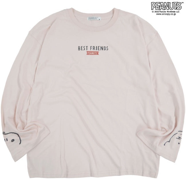 スヌーピー チャリーブラウン Tシャツ 長袖 袖 プリント SNOOPY PEANUTS s1223-548sp