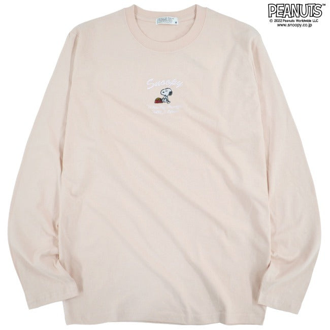 スヌーピー Tシャツ 長袖 刺繍 ピーナッツ SNOOPY PEANUTS s1223-623