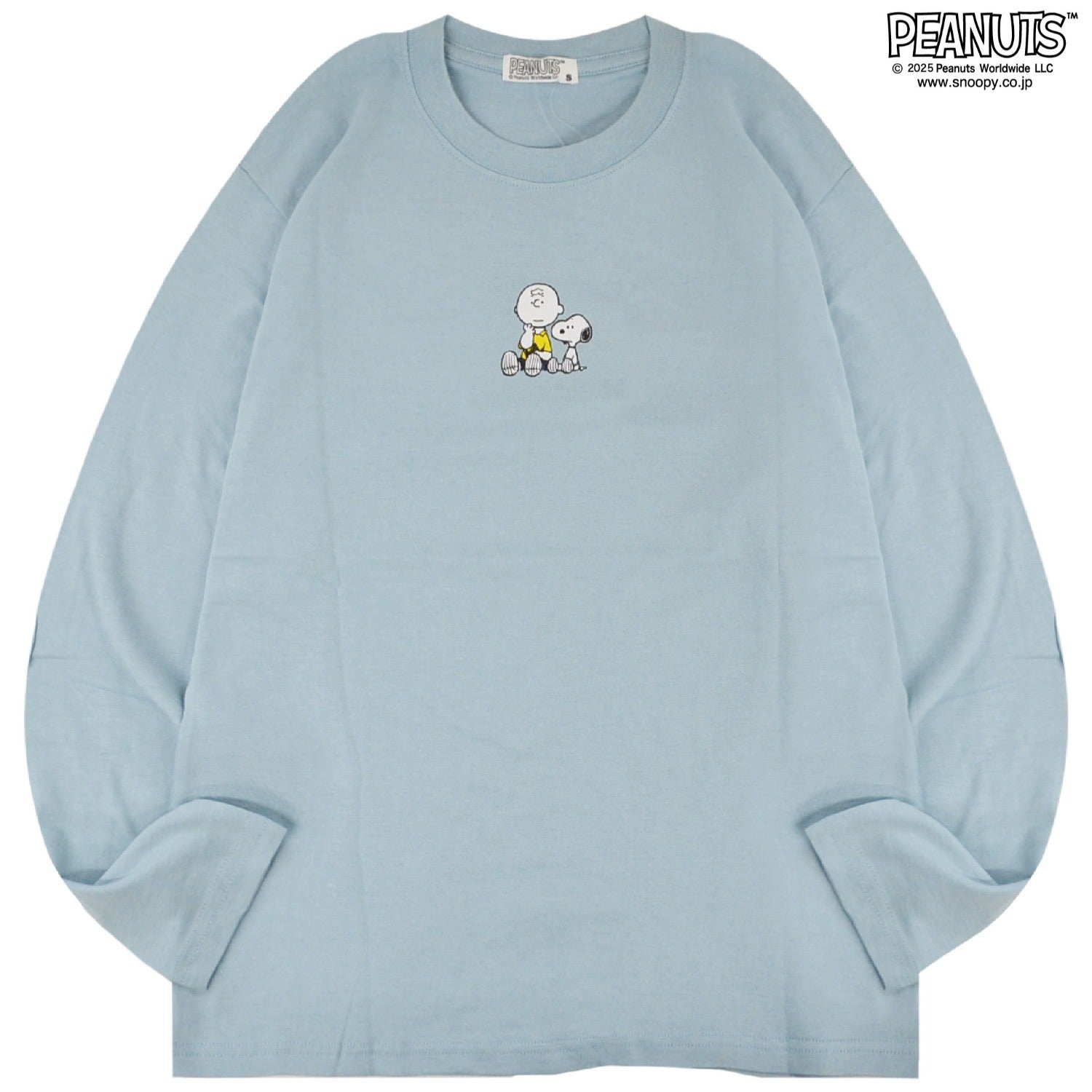スヌーピー チャーリー・ブラウン Tシャツトップス 長袖 友達 兄弟 ボックス バック プリント SNOOPY PEANUTS s1251-06sp