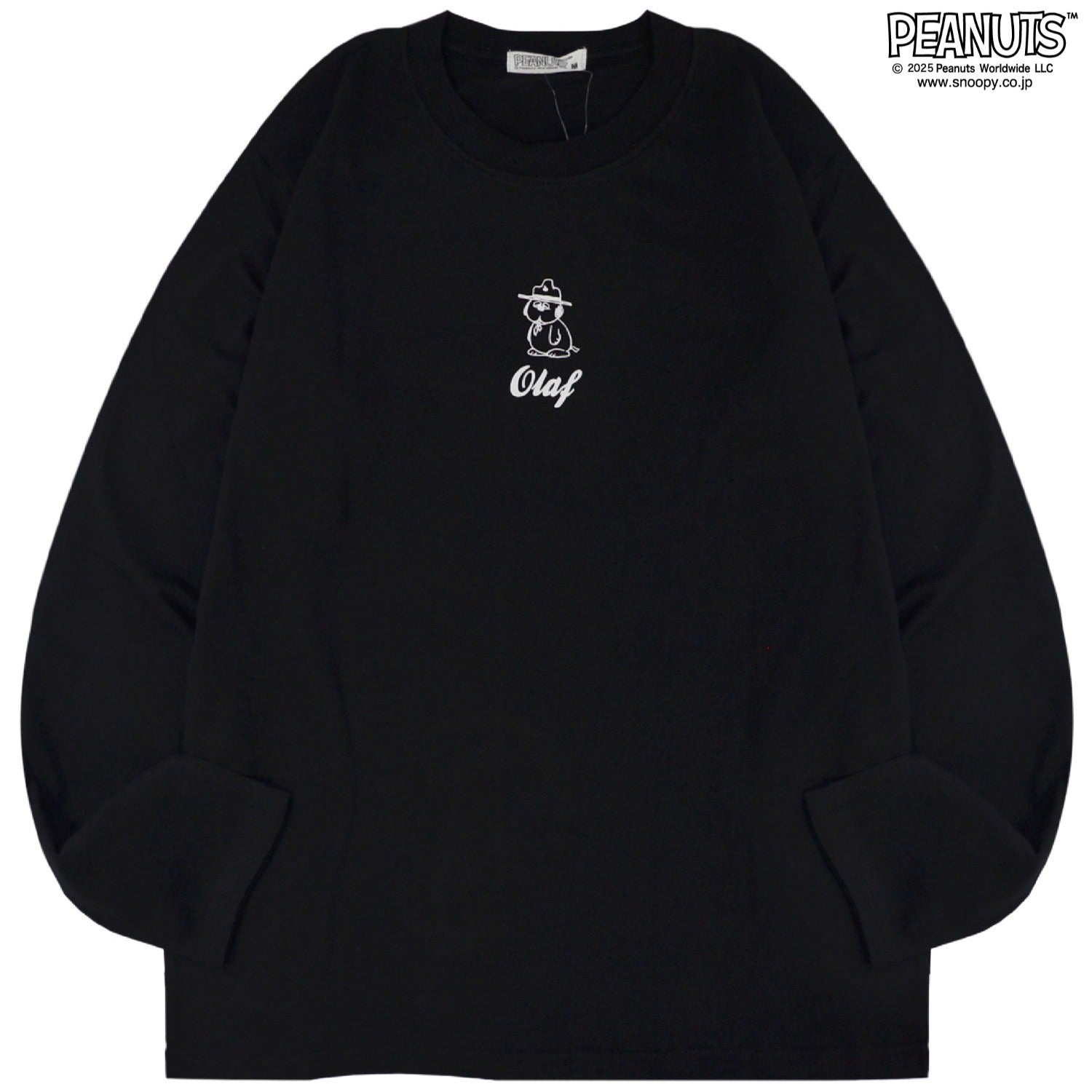 スヌーピー Tシャツ 長袖 ロンT トップス バック プリント オラフ