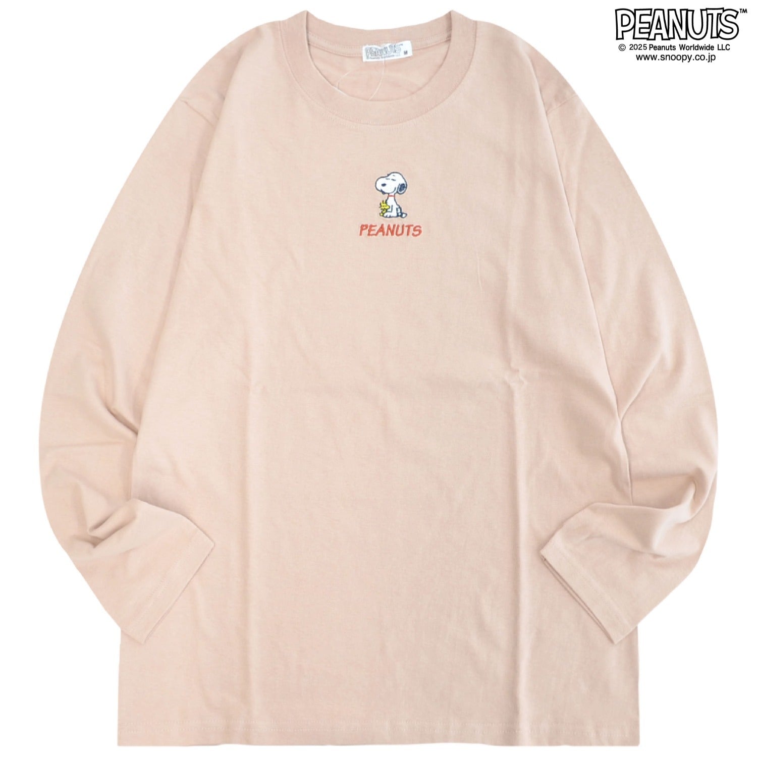 スヌーピー フレンズ フライングエース オラフ 兄弟 ワンポイント刺 長袖 Tシャツ トップス SNOOPY PEANUTS s1253-04sp