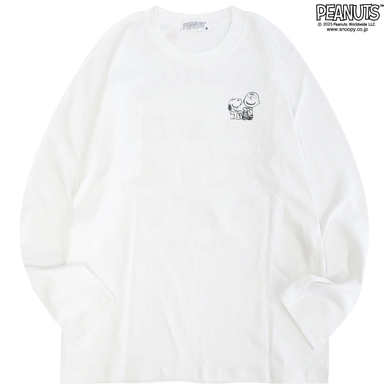 スヌーピー フレンズ 長袖 Tシャツ トップス バックプリント 9連 秋 SNOOPY PEANUTS s1253-07sp
