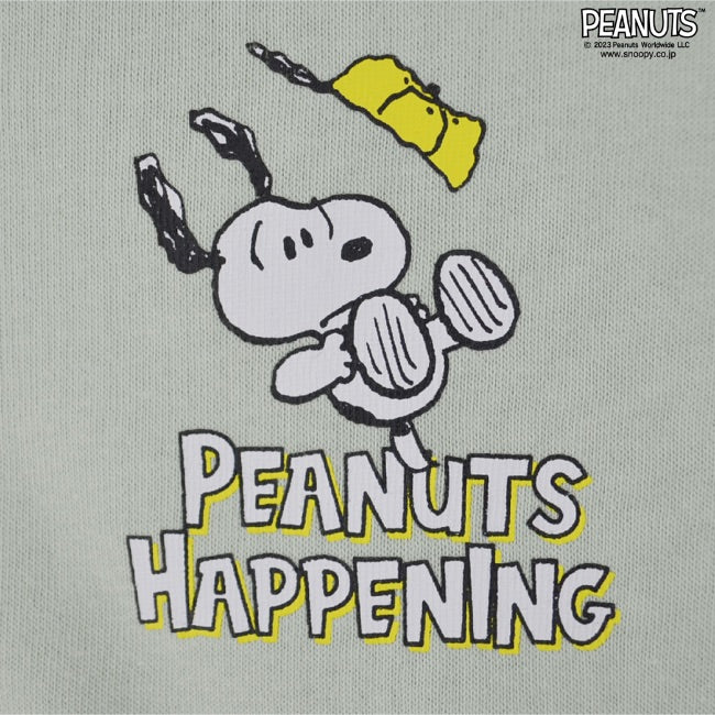 スヌーピー ドロップショルダー Tパーカー 半袖 プリント アメコミ コミック 漫画 SNOOPY PEANUTS s1332-187sp