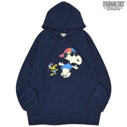 スヌーピー パーカー 裏毛 スウェット トレーナー 長袖 トップス プリント ウッドストック B-BOY SNOOPY PEANUTS s1343-71