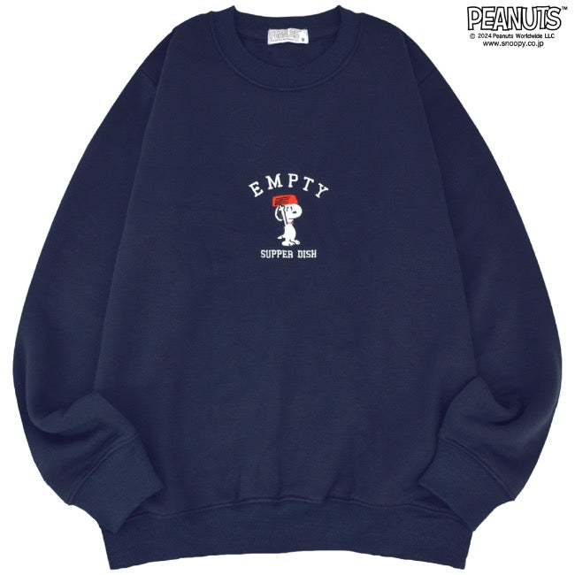 スヌーピー 刺繍 裏起毛 トレーナー スウェット PEANUTS SNOOPY s1344-115