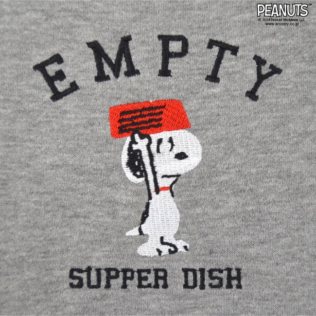 スヌーピー 刺繍 裏起毛 トレーナー スウェット PEANUTS SNOOPY s1344-115