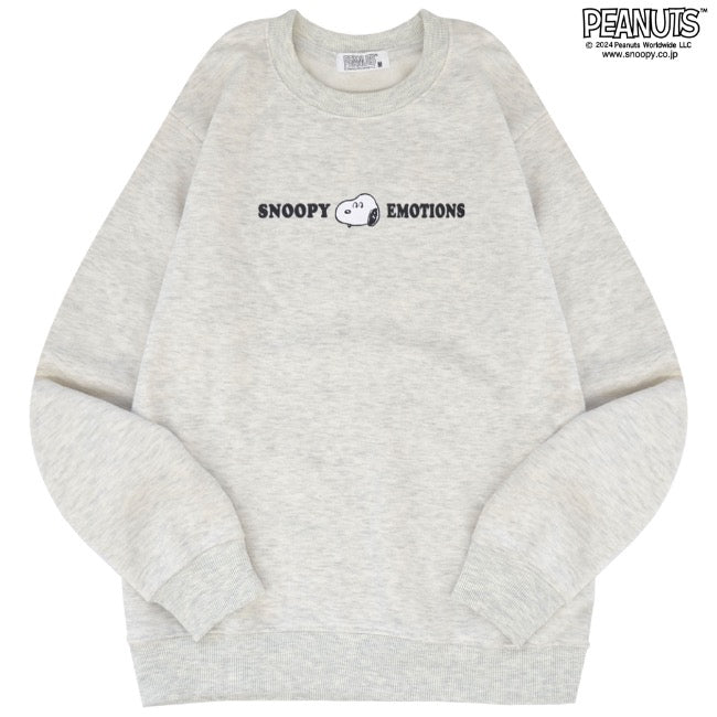 スヌーピー トレーナー 長袖 裏起毛 スウェット トップス プリント SNOOPY PEANUTS s1344-118