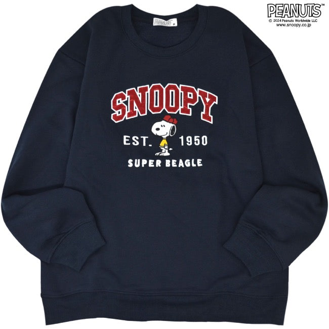 スヌーピー 裏起毛 ビック シルエット トレーナー オーバーサイズ PEANUTS SNOOPY s1344-33sp