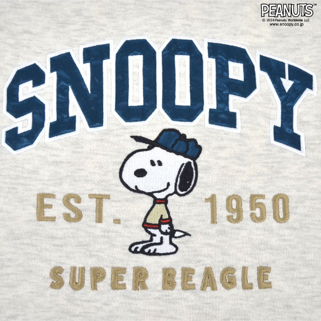 スヌーピー 裏起毛 ビック シルエット トレーナー オーバーサイズ PEANUTS SNOOPY s1344-33sp