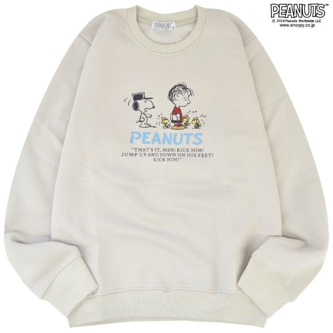 スヌーピー 長袖 トレーナー スウェット 裏起毛 トップス SNOOPY PEANUTS s1344-402sp
