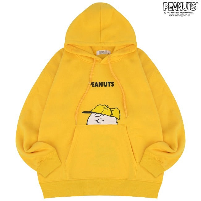 スヌーピー パーカー 裏起毛 長袖 チャーリーブラウン ウッドストック ペパーミントパティ プリント SNOOPY PEANUTS s1344-42sp