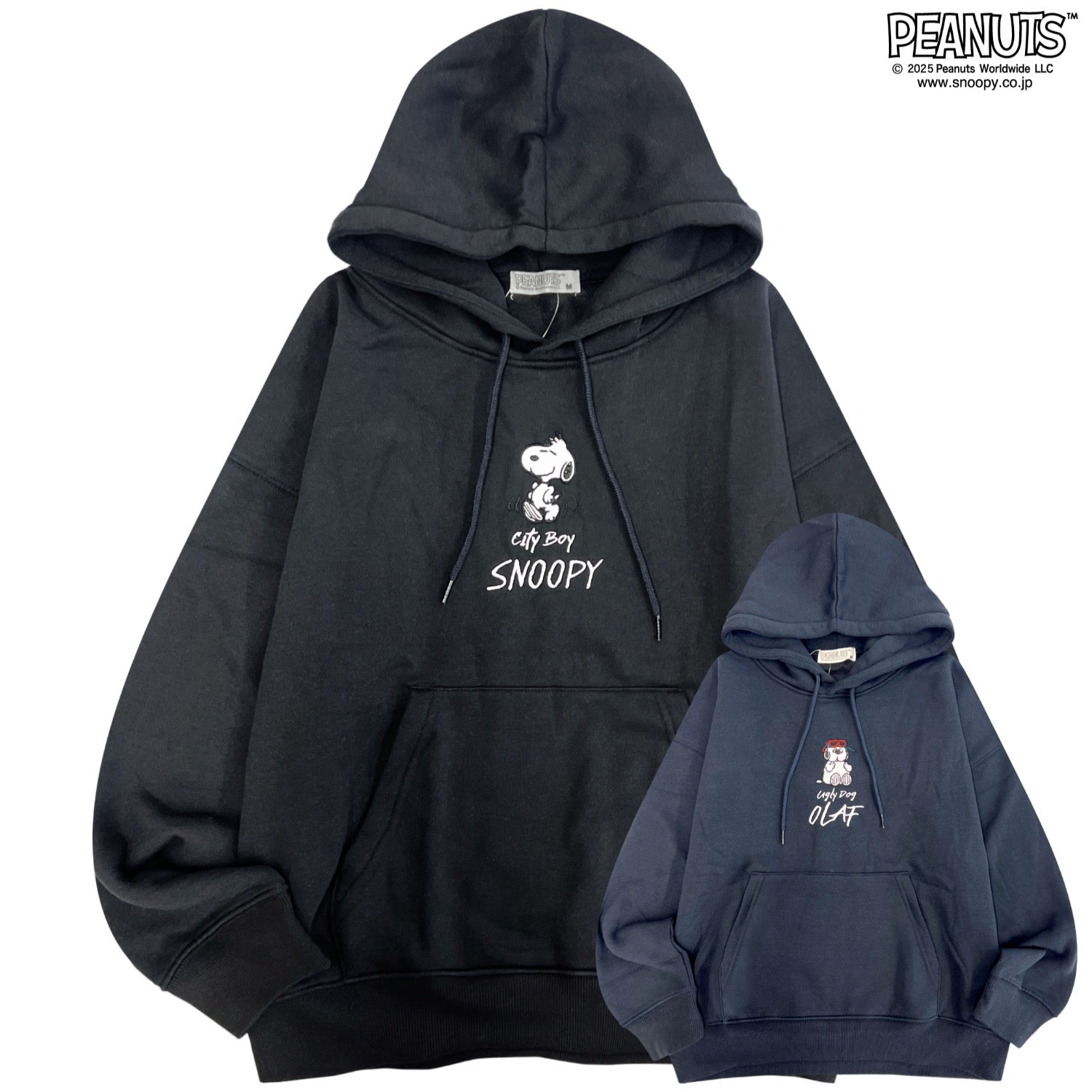 スヌーピー 裏起毛 パーカー プルパーカー 秋冬 SNOOPY PEANUTS s1354-13sp