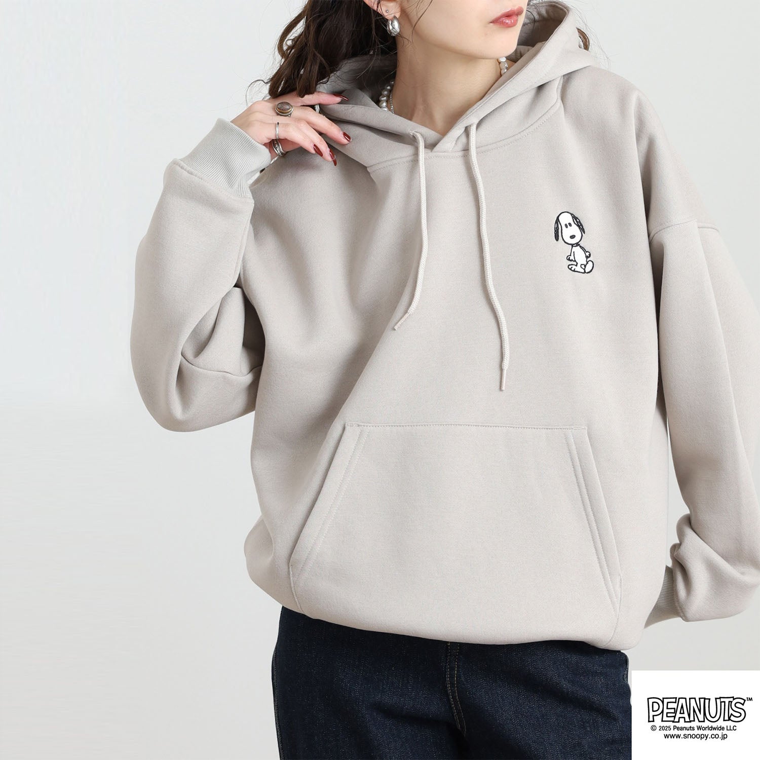 スヌーピー パーカー スウェット トレーナー 刺繍 バックプリント 裏起毛 メンズ レディース SNOOPY PEANUTS  s1354-14sp