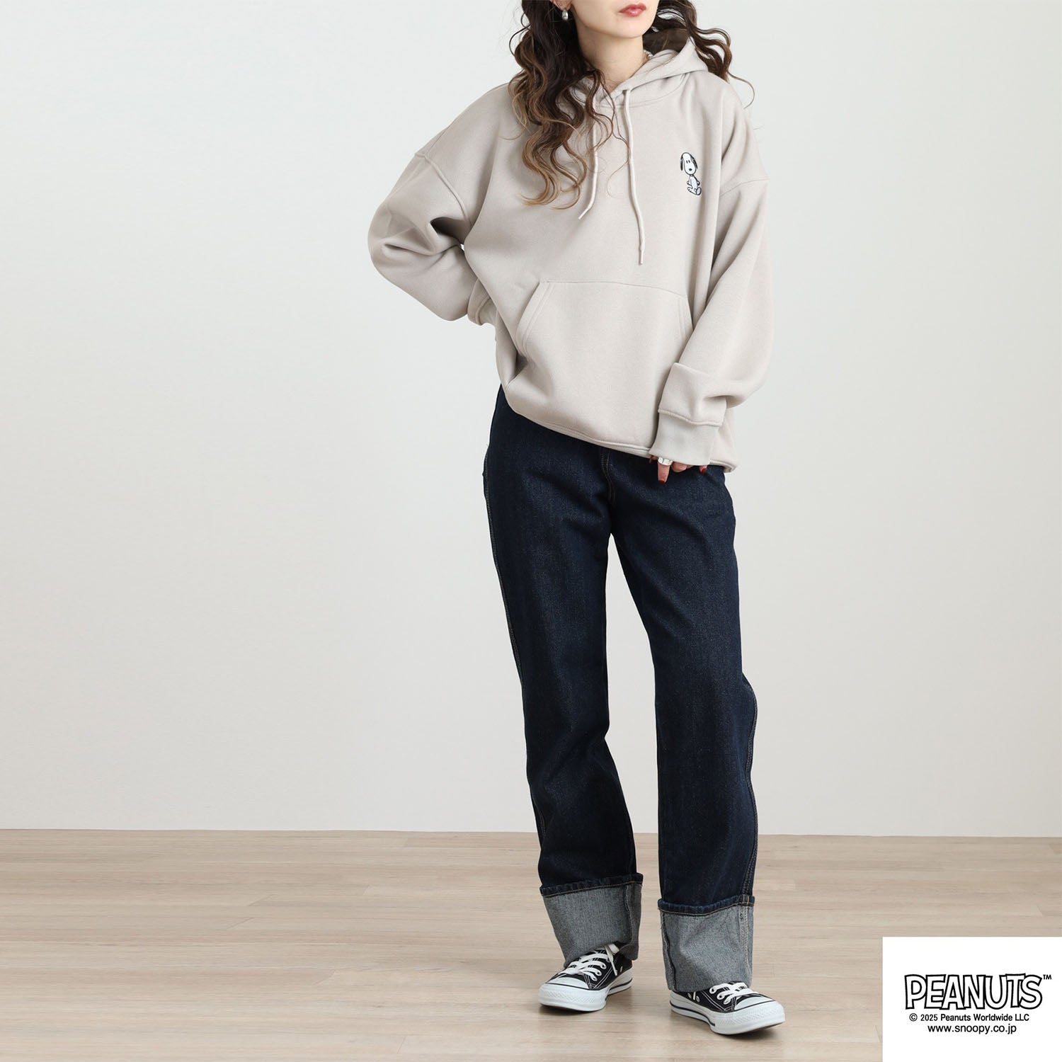 スヌーピー パーカー スウェット トレーナー 刺繍 バックプリント 裏起毛 メンズ レディース SNOOPY PEANUTS  s1354-14sp