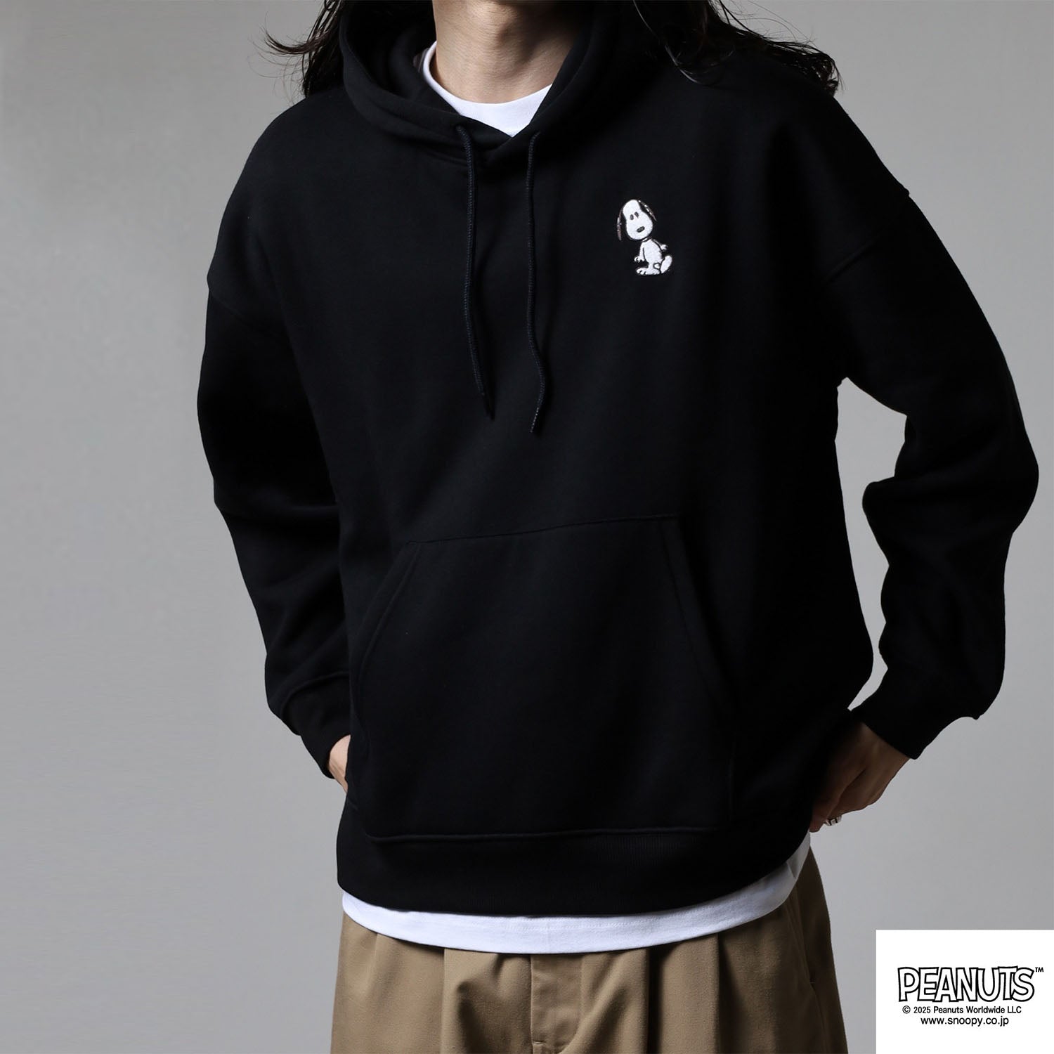 スヌーピー パーカー スウェット トレーナー 刺繍 バックプリント 裏起毛 メンズ レディース SNOOPY PEANUTS  s1354-14sp