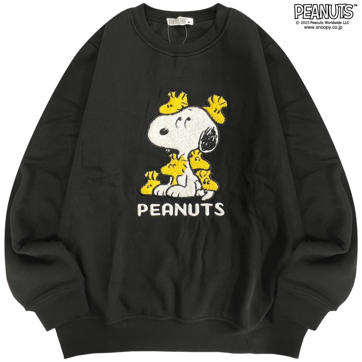 スヌーピー ウッドストック 裏起毛 トレーナー プルオーバー トップス メンズ レディース PEANUTS