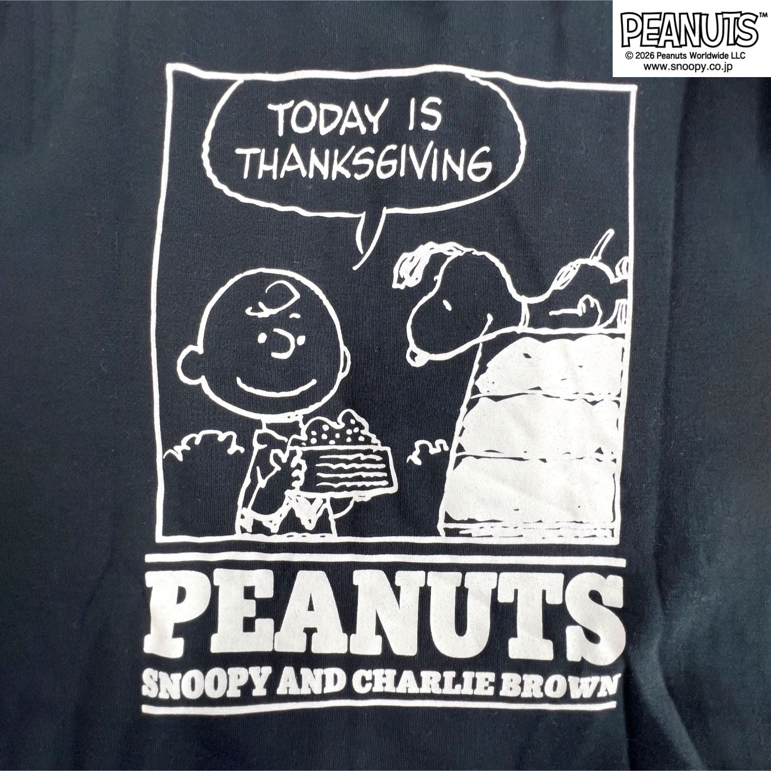 スヌーピー チャーリー・ブラウン オラフ プリント 裏起毛トレーナー コミック柄 きょうだい PEANUTS SNOOPY s1354-69