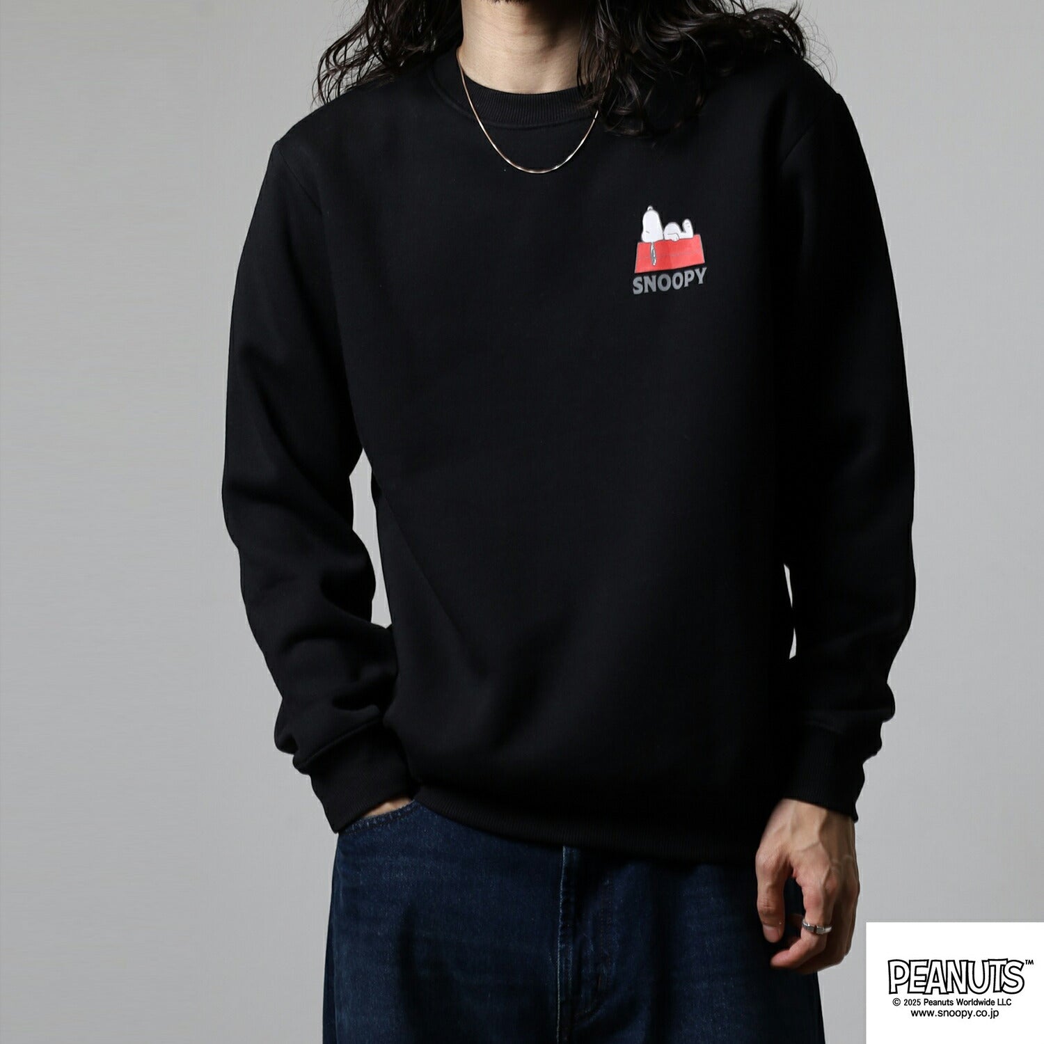 スヌーピー ウッドストック プリント 裏起毛トレーナー ベル  オラフ スパイク アンディ マーブルス きょうだい PEANUTS SNOOPY s1354-70
