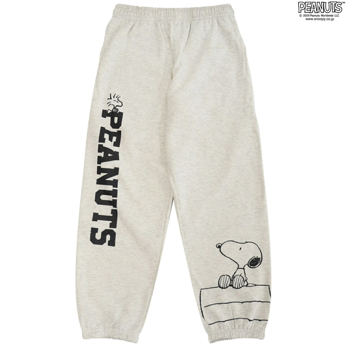 スヌーピー プリント 裏起毛 スウェットパンツ 秋冬 あったか PEANUTS SNOOPY s1444-123
