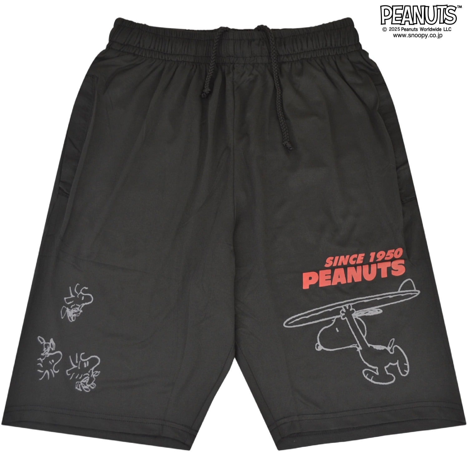 スヌーピー ウッドストック ハーフパンツ サーフィン柄 プリント ボトムス SNOOPY PEANUTS woodstock s1452-112sp