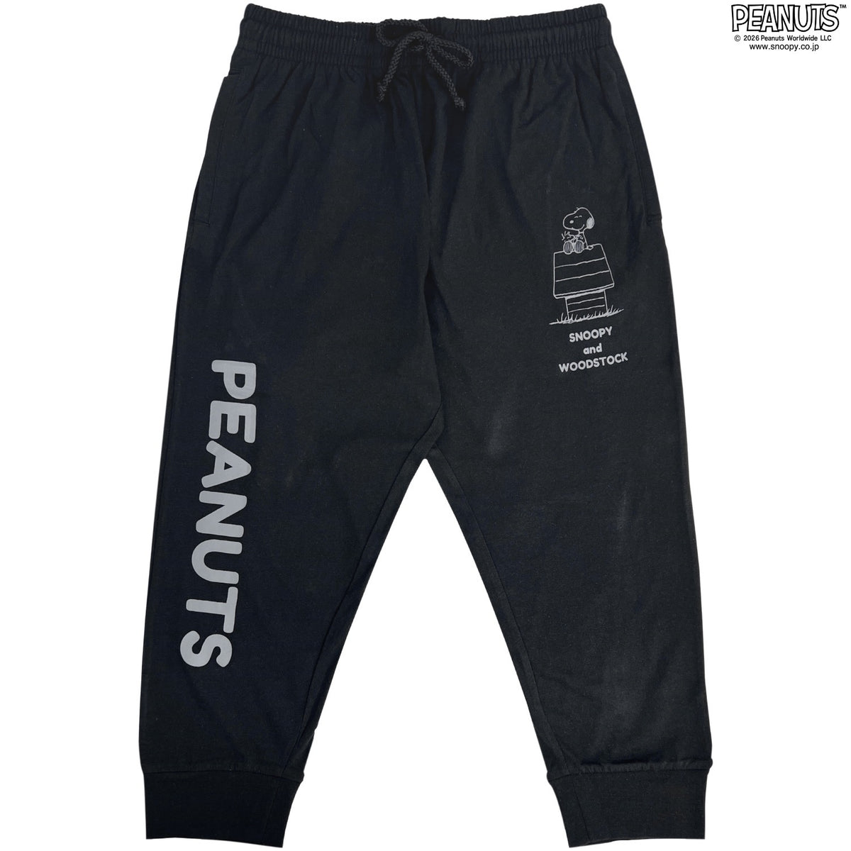 スヌーピー 天竺 7分丈 クロップドパンツ パンツ ルームウェア ワンマイルウェア キャラクター PEANUTS s1452-274sp