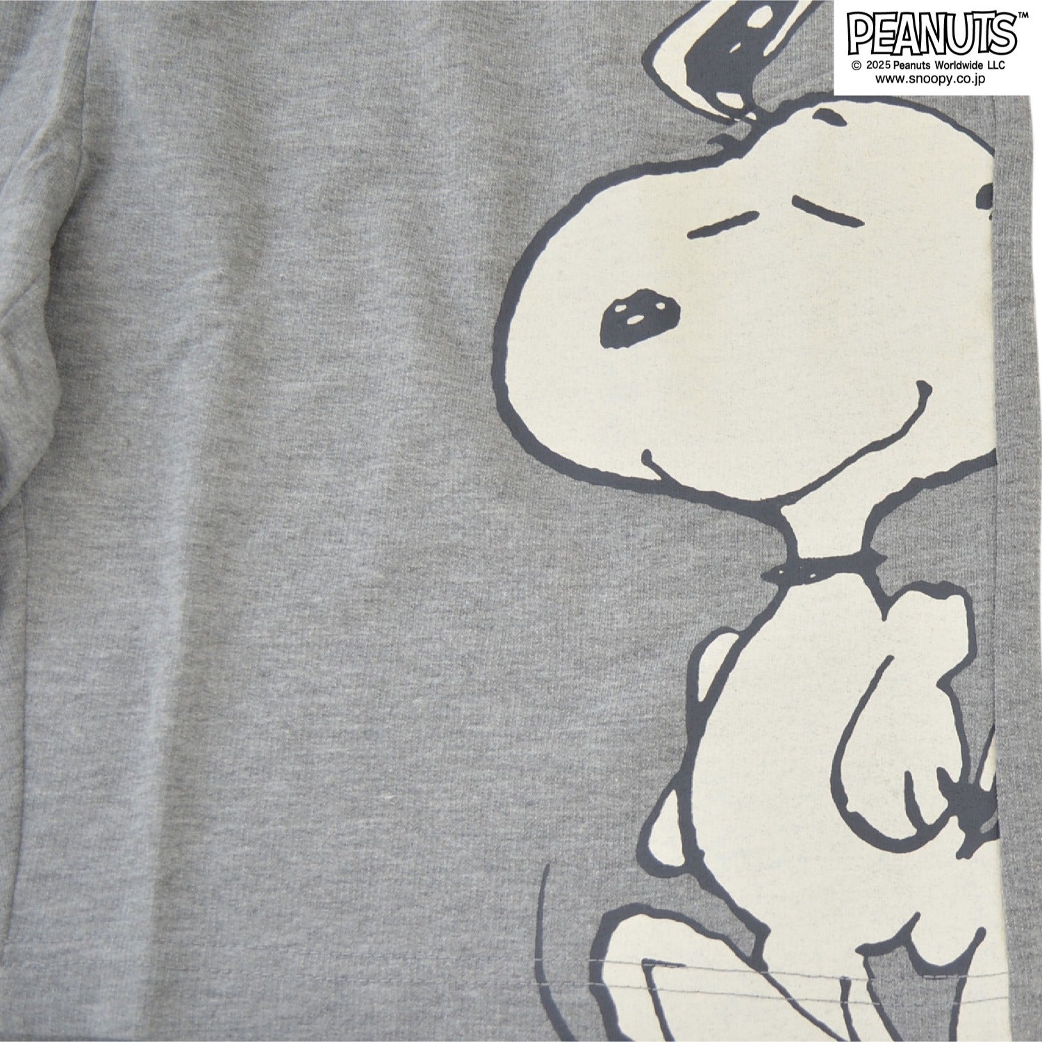 スヌーピー ハーフパンツ プリント 大柄 ミニ裏毛 スウェット SNOOPY