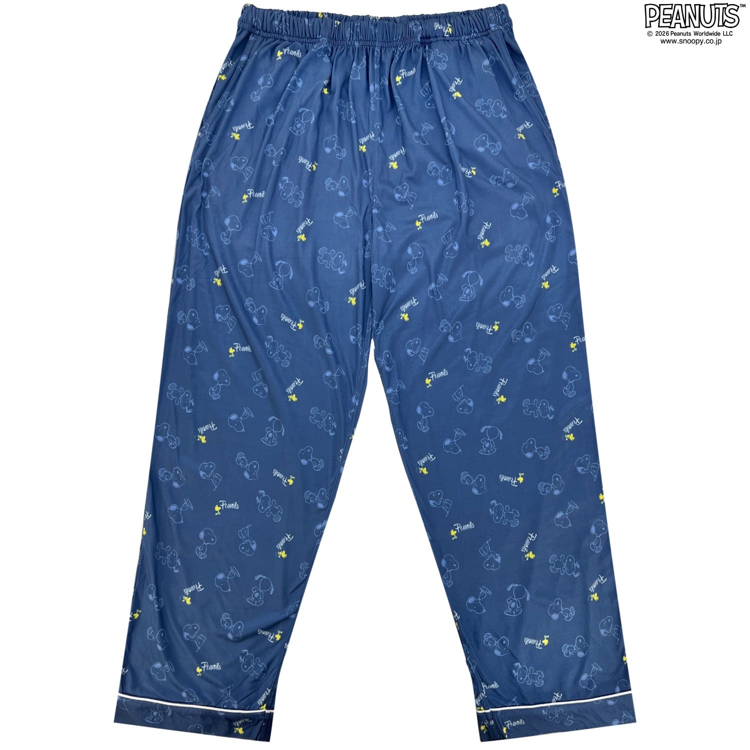 スヌーピー ルームウェア 天竺 パジャマ 上下セット 総柄 PEANUTS s1652-00