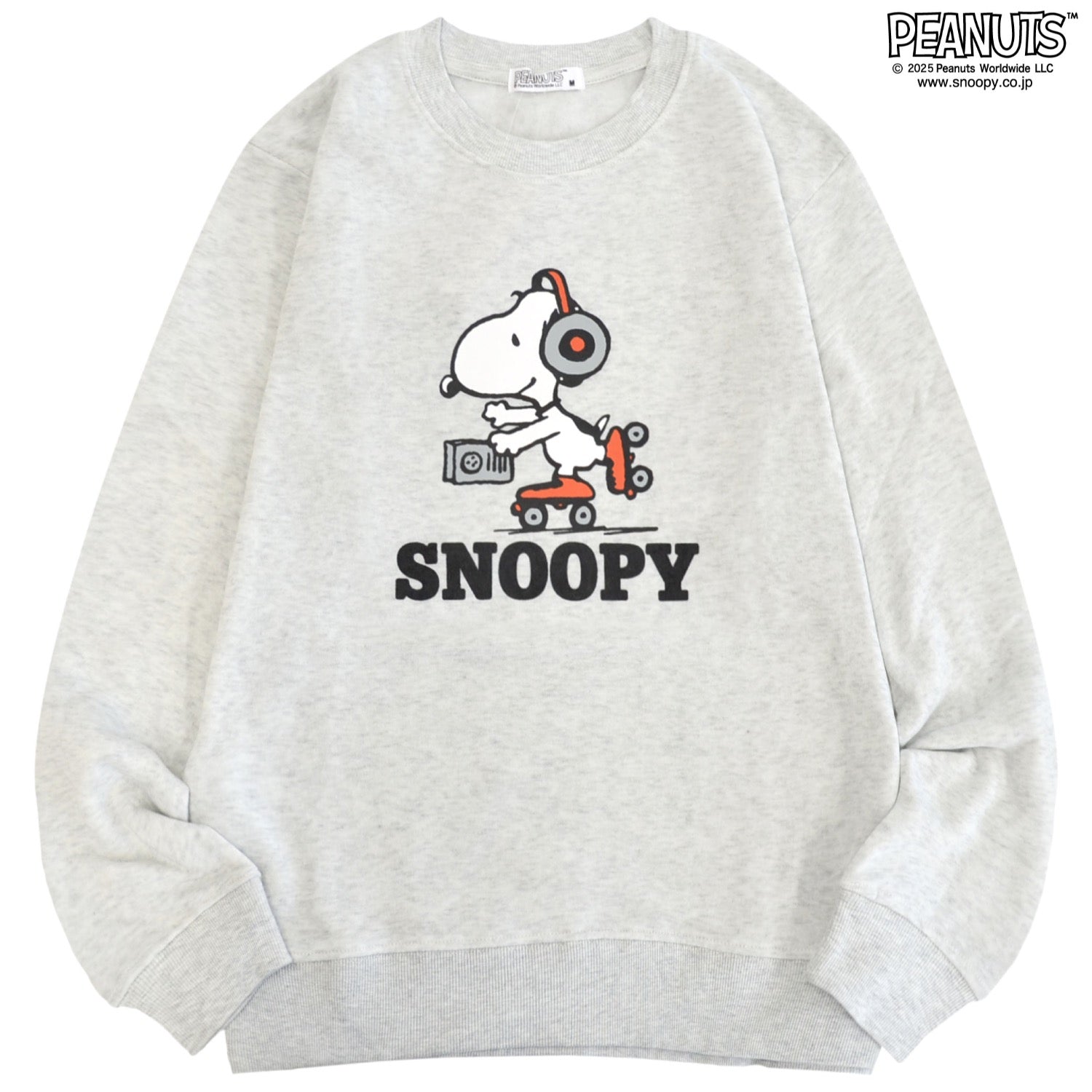 スヌーピー ローラースケート 裏起毛 上下スウェット 部屋着 パジャマ ワンマイルコーデ PEANUTS SNOOPY s1654-74