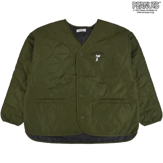 スヌーピー キルト アウター 刺繍 秋冬 ジャケット SNOOPY PEANUTS s1824-593