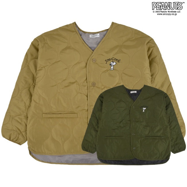 スヌーピー キルト アウター 刺繍 秋冬 ジャケット SNOOPY PEANUTS s1824-593