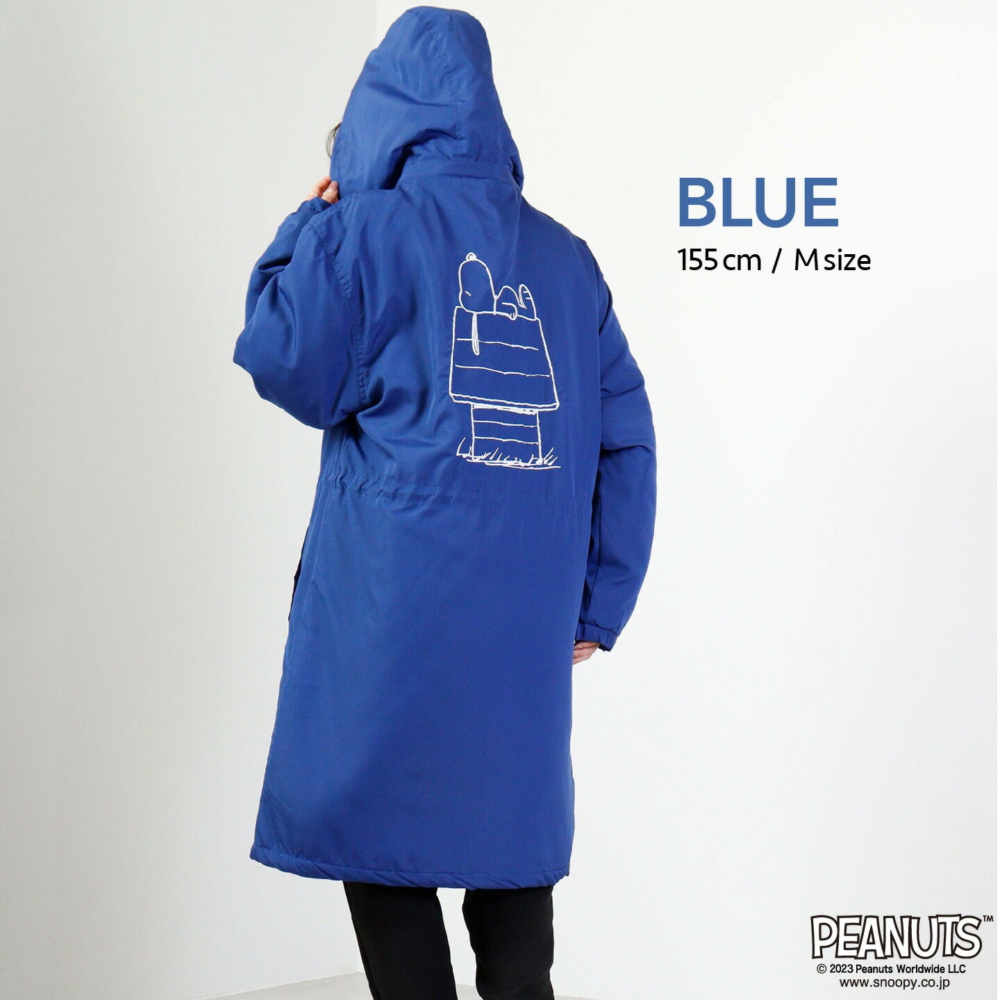 スヌーピー フリース ベンチコート 雨 観戦 アウトドア SNOOPY PEANUTS s1824-596