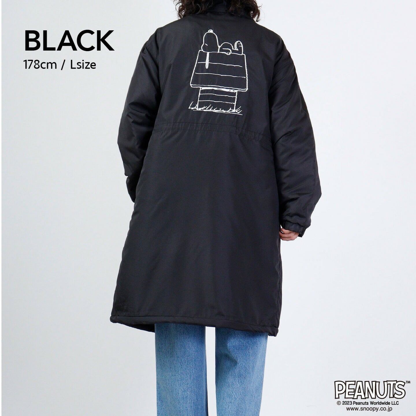 スヌーピー フリース ベンチコート 雨 観戦 アウトドア SNOOPY PEANUTS s1824-596