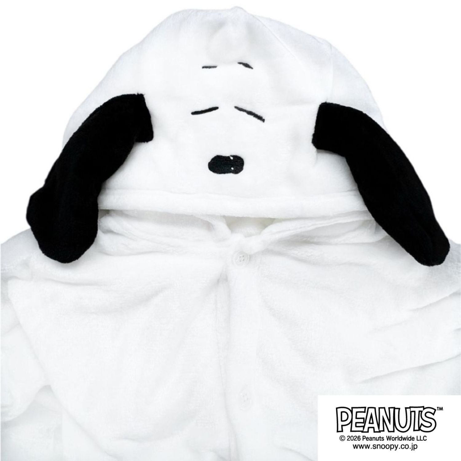 スヌーピー 着ぐるみ ボアフリース パジャマ オールインワン ルームウェア 部屋着 SNOOPY PEANUTS s1854-133sp