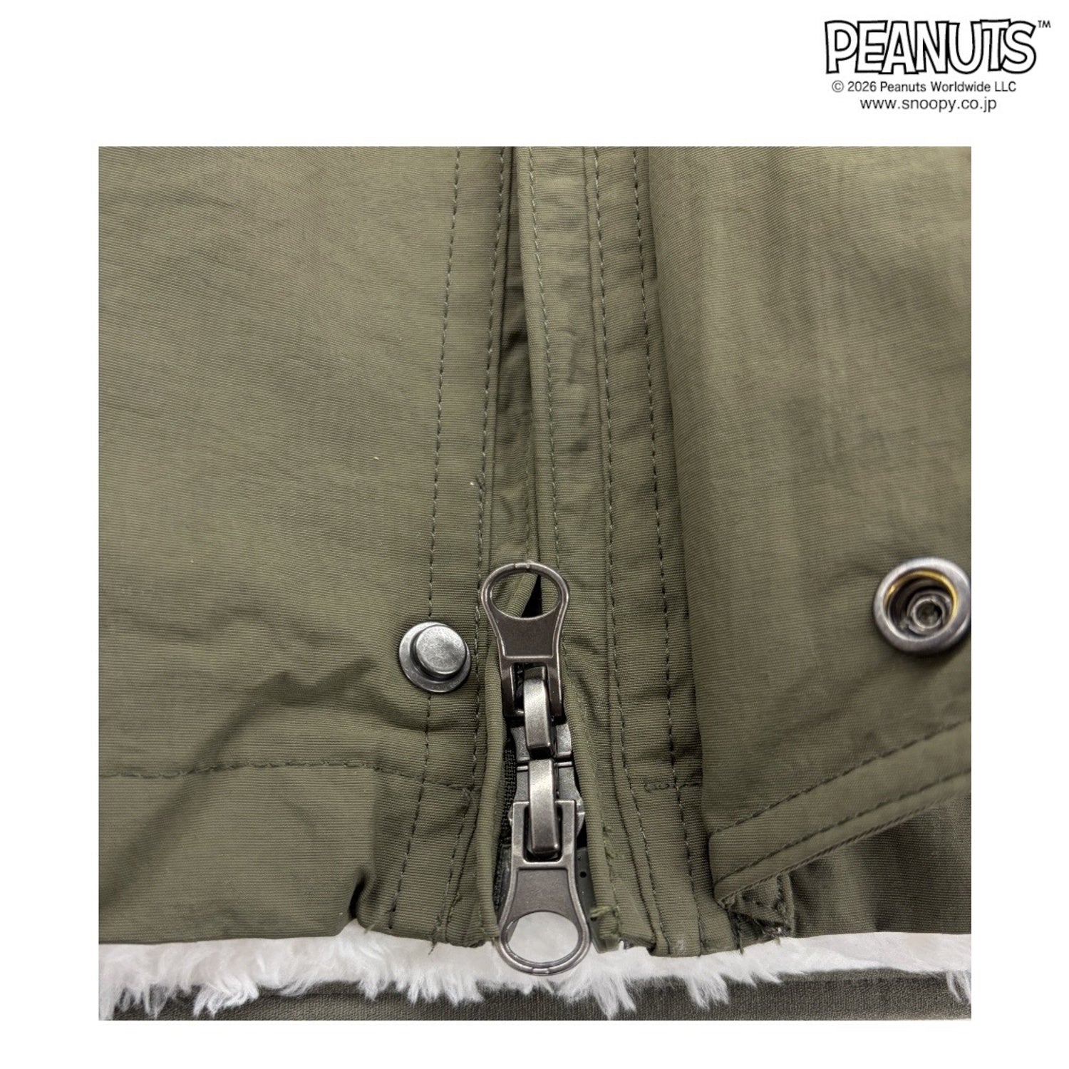 スヌーピー 3way マウンテンパーカー ジャケット アウター ボアフリース ベスト 冬 SNOOPY PEANUTS s1854-136sp