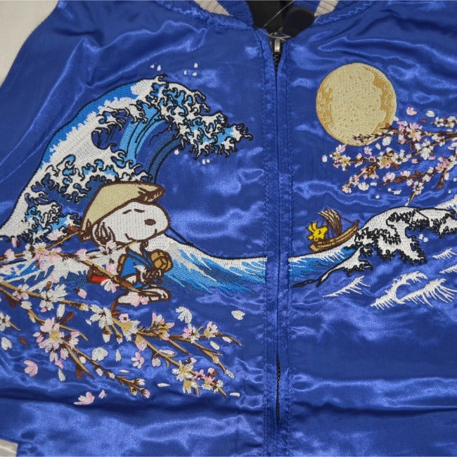 スヌーピー スカジャン ジャケット キャラクター　秋　春　メンズ レディース s1893-751