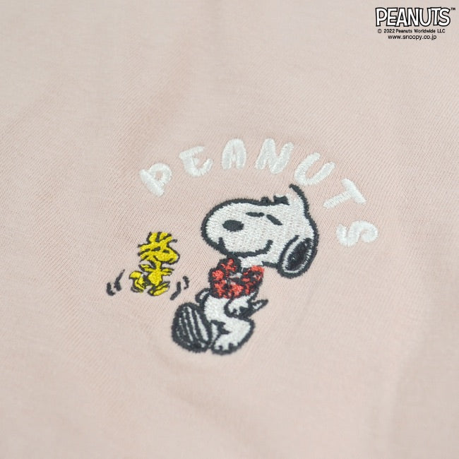スヌーピー Tシャツ 半袖 レディース 刺繍 ハワイアン SNOOPY PEANUTS s2122-65