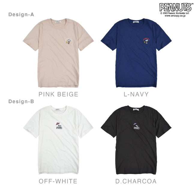 スヌーピー Tシャツ 半袖 レディース 刺繍 ハワイアン SNOOPY PEANUTS s2122-65