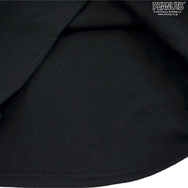 スヌーピー フード ワンピース 刺繍 裏起毛 トップス SNOOPY PEANUTS s2724-569sp