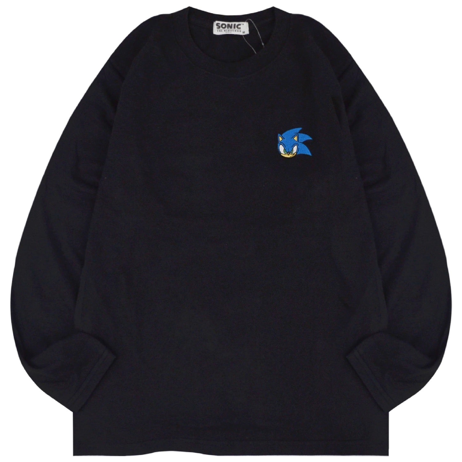 ソニック Tシャツ 長袖 セガ ゲーム  バック プリント 刺繍 スケボー SONIC THE HEDGEHOG sc1251-13