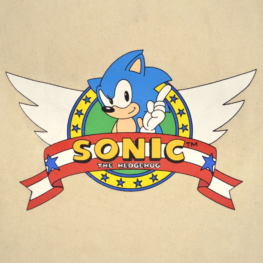 ソニック・ザ・ヘッジホッグ トート バッグ セガ ゲーム ソニック プリント sc41-017