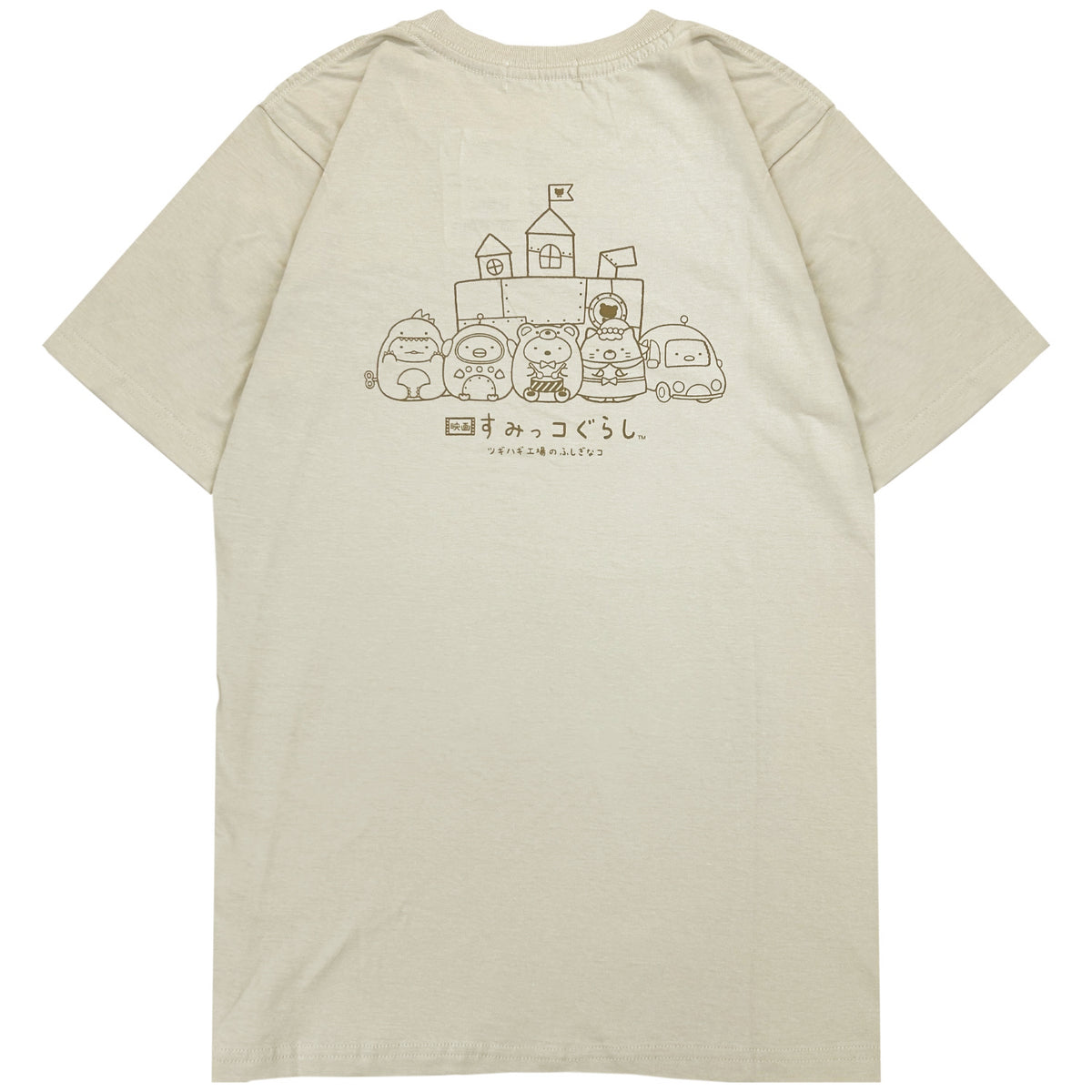 すみっコぐらし 半袖 レディース 春夏 映画 Tシャツ カットソー 刺繍 背面 プリント ワンポイント sg1132-428