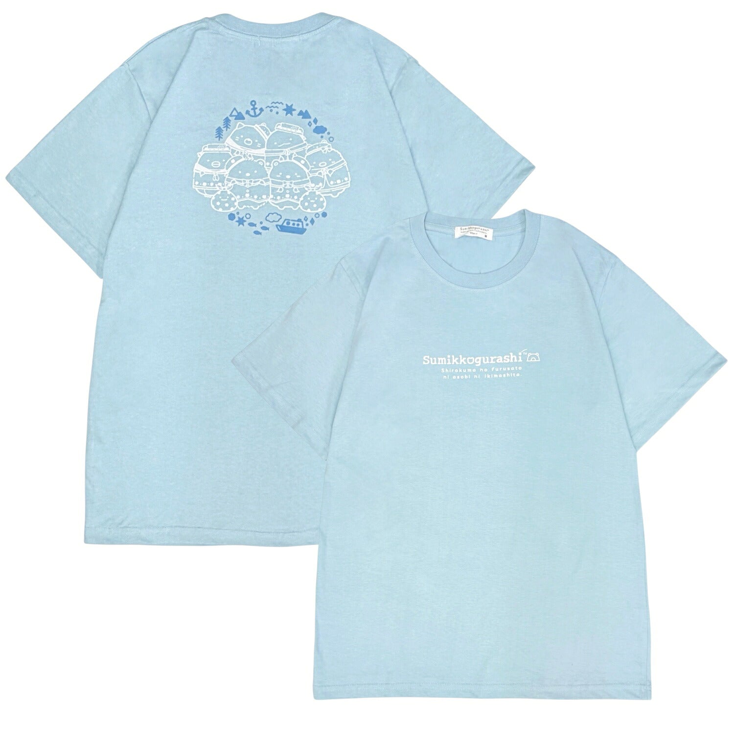 すみっコぐらし お揃いコーデ 親子コーデ 半袖 Ｔシャツ トップス プリント 天竺 綿 春夏  sumikkogurashi sg1162-40