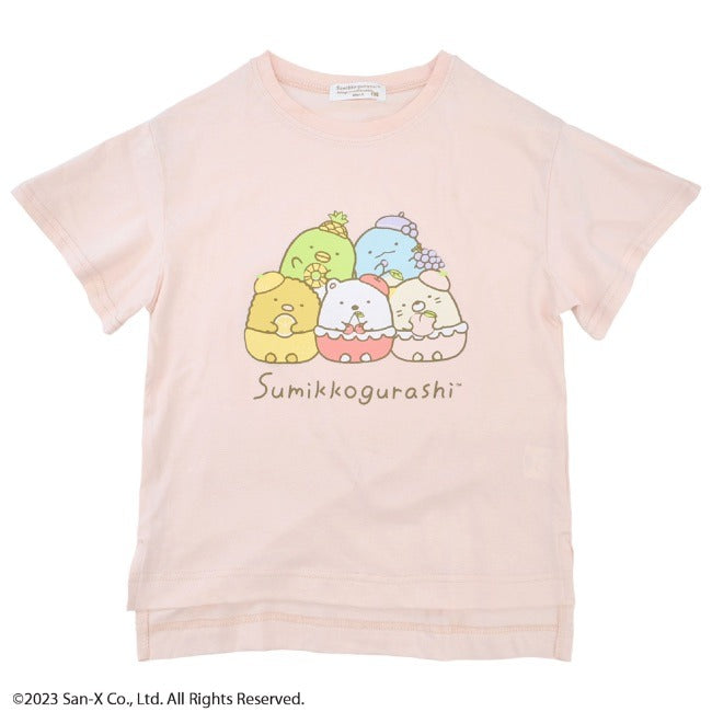 すみっコぐらし キッズ Tシャツ 半袖 フリル サンエックス 春夏 San-x sg7132-56