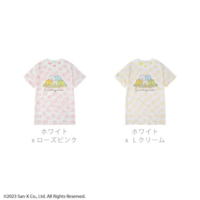 すみっコぐらし キッズTシャツ 半袖 サンエックス 春夏 花柄 San-x sg7132-64