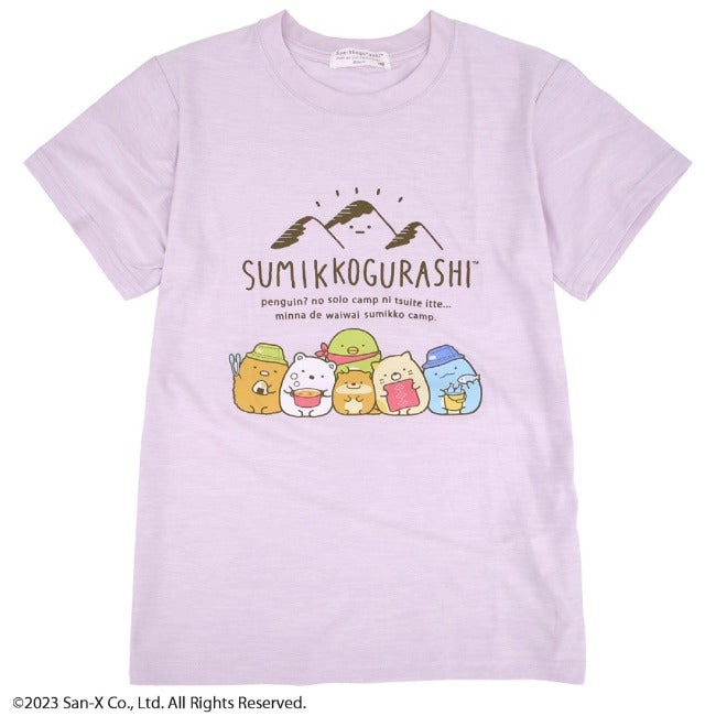 すみっコぐらし サンエックス 子供 キッズ Tシャツ 半袖 トップス プリント アウトドア San-X sg7132-81