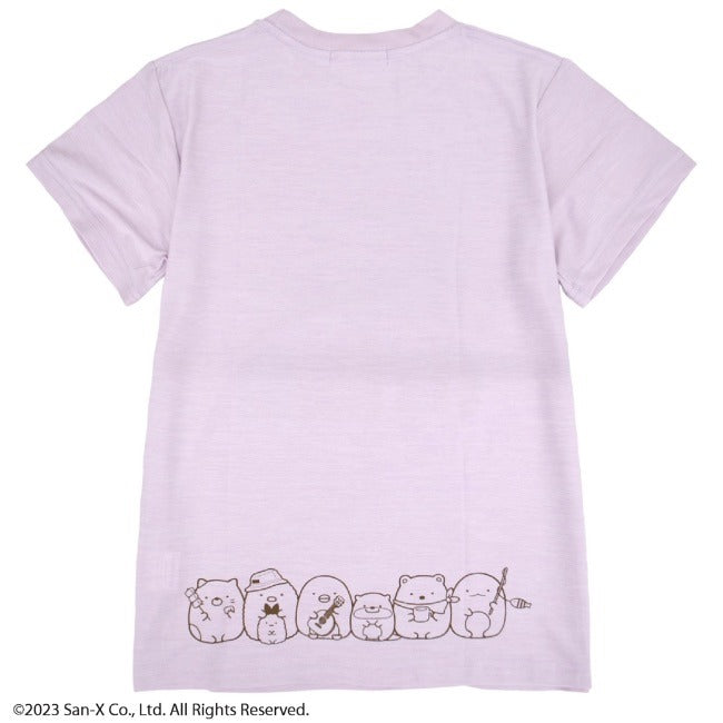 すみっコぐらし サンエックス 子供 キッズ Tシャツ 半袖 トップス プリント アウトドア San-X sg7132-81
