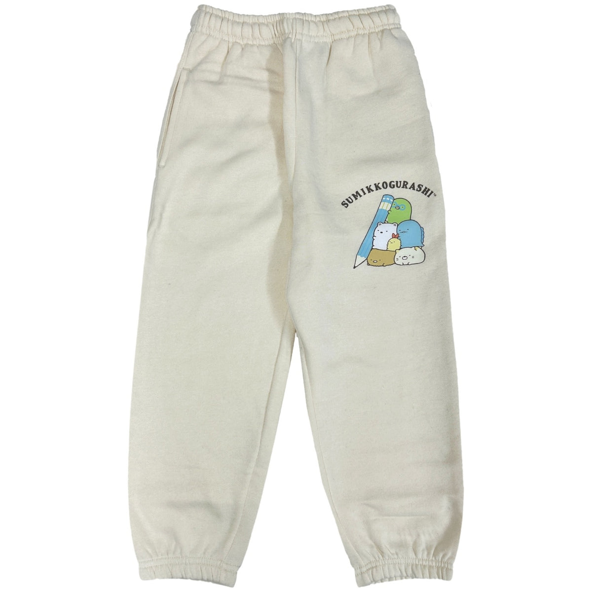 こども キッズ すみっコぐらし 裏起毛 スウェットパンツ プリント あったか 秋冬 子供服 子供 ルームウェア パンツ sg7404-610kd